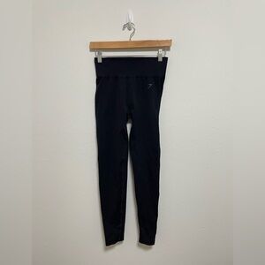 Gymshark Black Logo Leggings Size Medium
